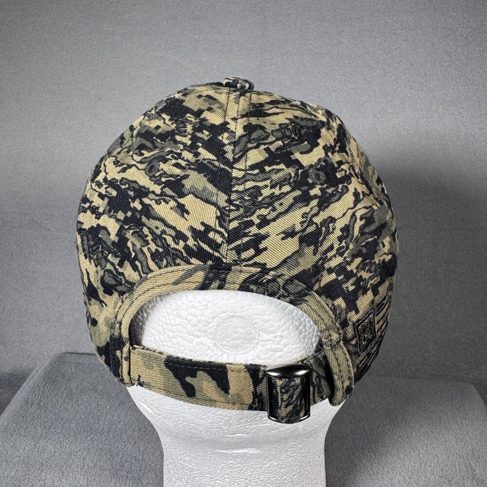 Under Armour Hat Cap Strap Back Mens One Size Green Camo‎ UA Freedom Embroidered - Picture 5 of 13